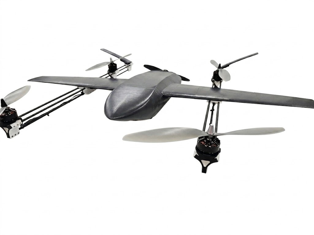 Hyperion Large 5-Motor VTOL UAV by 3dprintedsolutionsnl